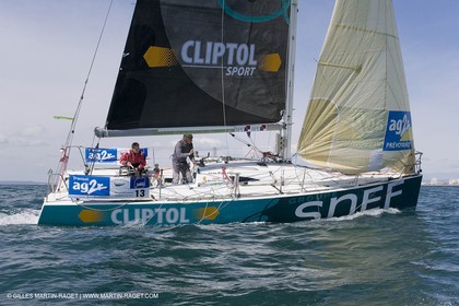 27 03 08- La Grande Motte- (FRA,34) Transat AG2R 2008- Jean-Paul Mouren- Laurent Pellecuer