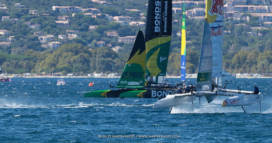 10 09 2025, Saint-Tropez,(FRA), Rockwool SailGP France Saint-Tropez, Race Day 1