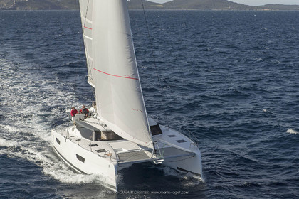 Saona 47 - Fountaine Pajot - shooting helico - 7 6 2017 - Photo Guilain Grenier
