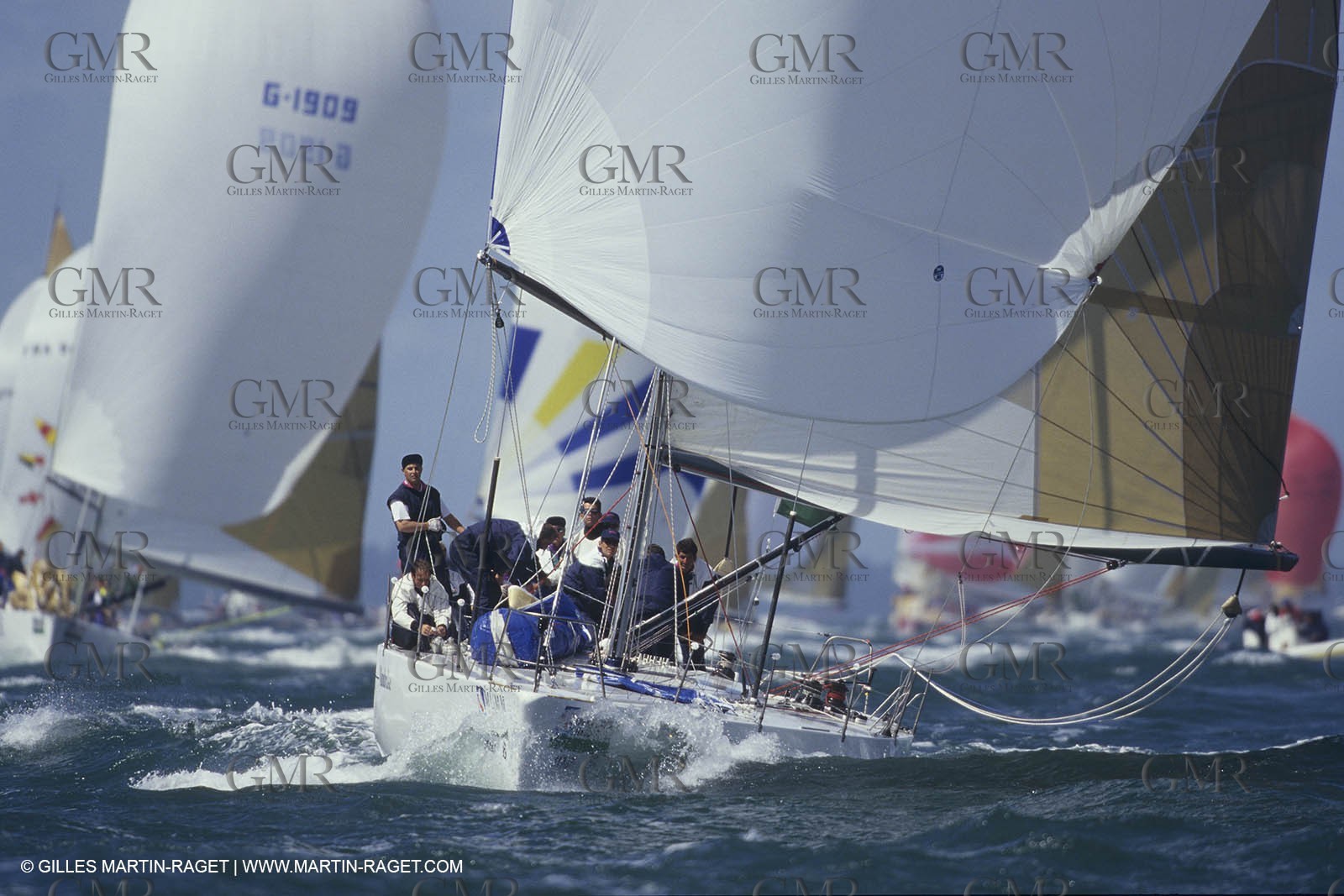Sailing, Yacht Racing, Admiral's Cup, Cowes Week, Cowes (UK, IOW)