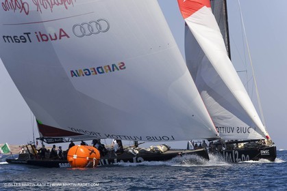 23 05 2010 - La Maddalena (ITA, Sardinia) Louis Vuitton Trophy - BMW ORACLE Racing - Racing Day 2