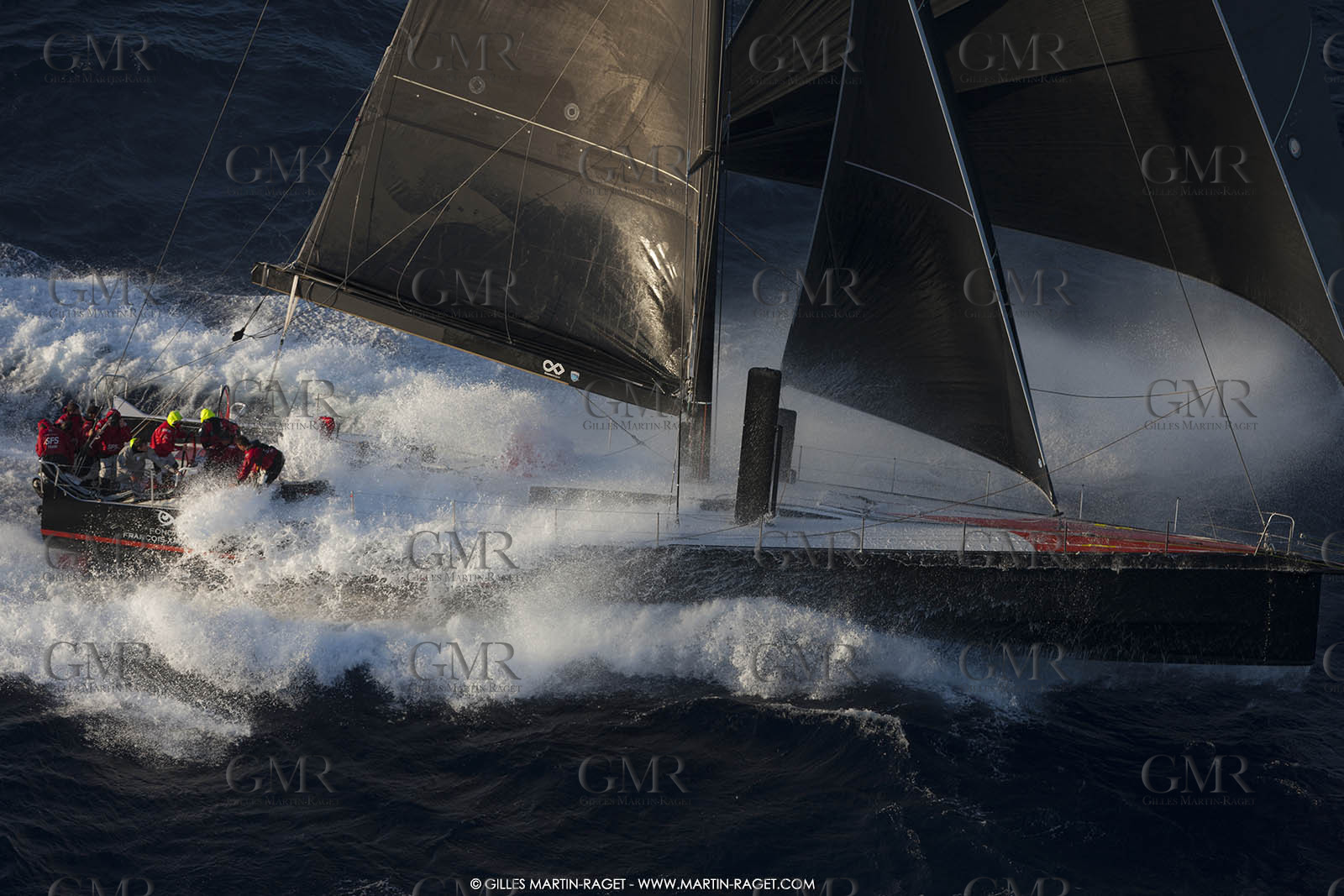 09 10 2017, Calvi (FRA,20), VOR 70 Babsy, Tentative de record autour de la Corse à la voile, skipper Franck Cammas