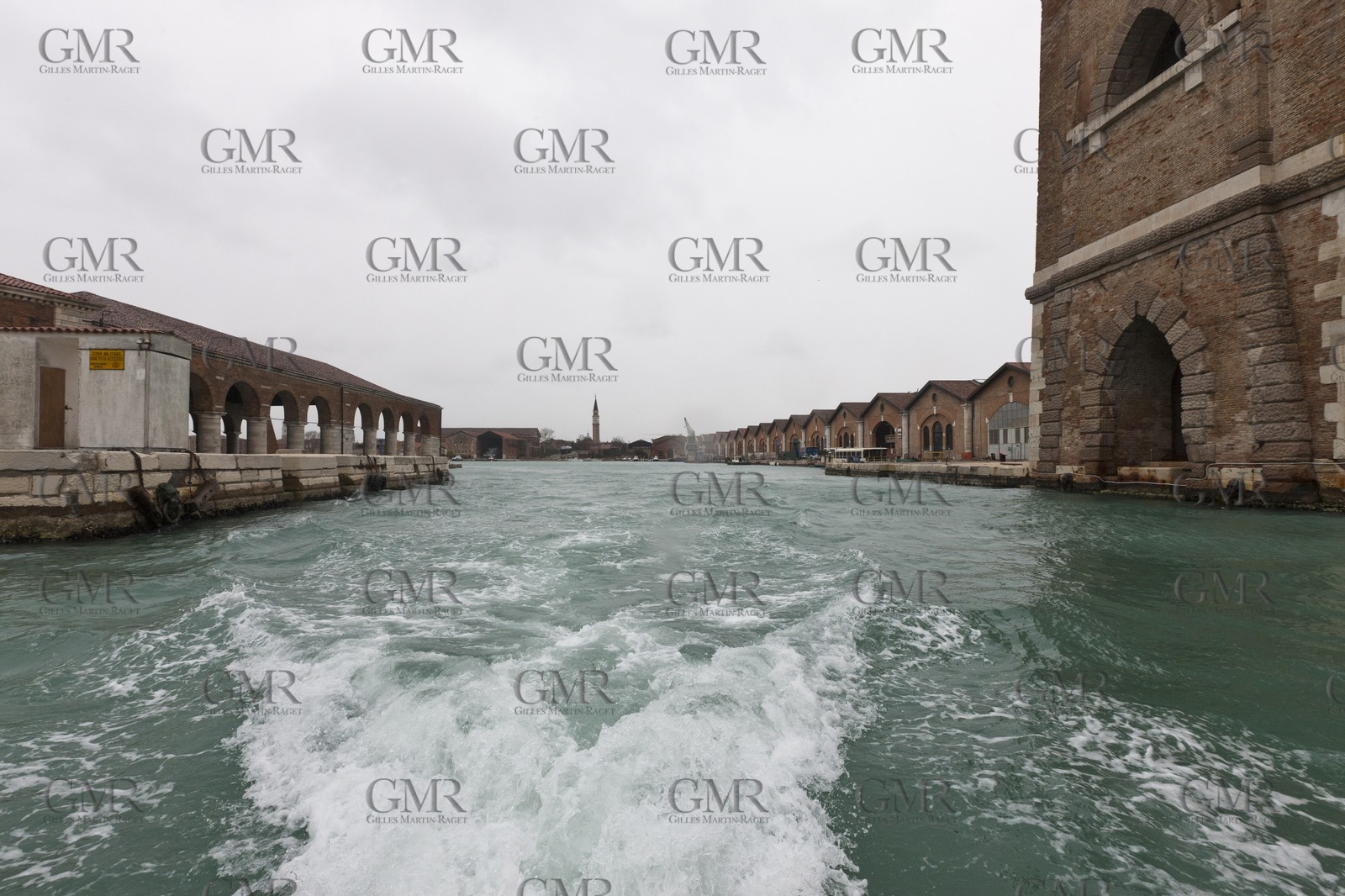 20 02 2012 - Venezia (ITA) - 34th America'sCup - Venezia 2012 America's Cup World Series - The Arsenale where the AC45 moorings, public village, media center and Club 45 will be located