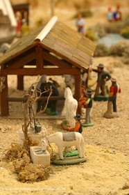 Décembre 2010, Les Saintes Maries de la Mer (FRA,13) , Grande crèche de Noël