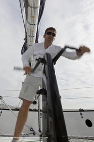 05 07 2012 - New York (USA) - Ocean Krys Race - Speed runs in fornt of NY city