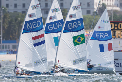 16 08 2016, Rio de Janeiro (BRA), 2016 Olympic Games, Sailing, Laser Medal Race, JB Bernaz