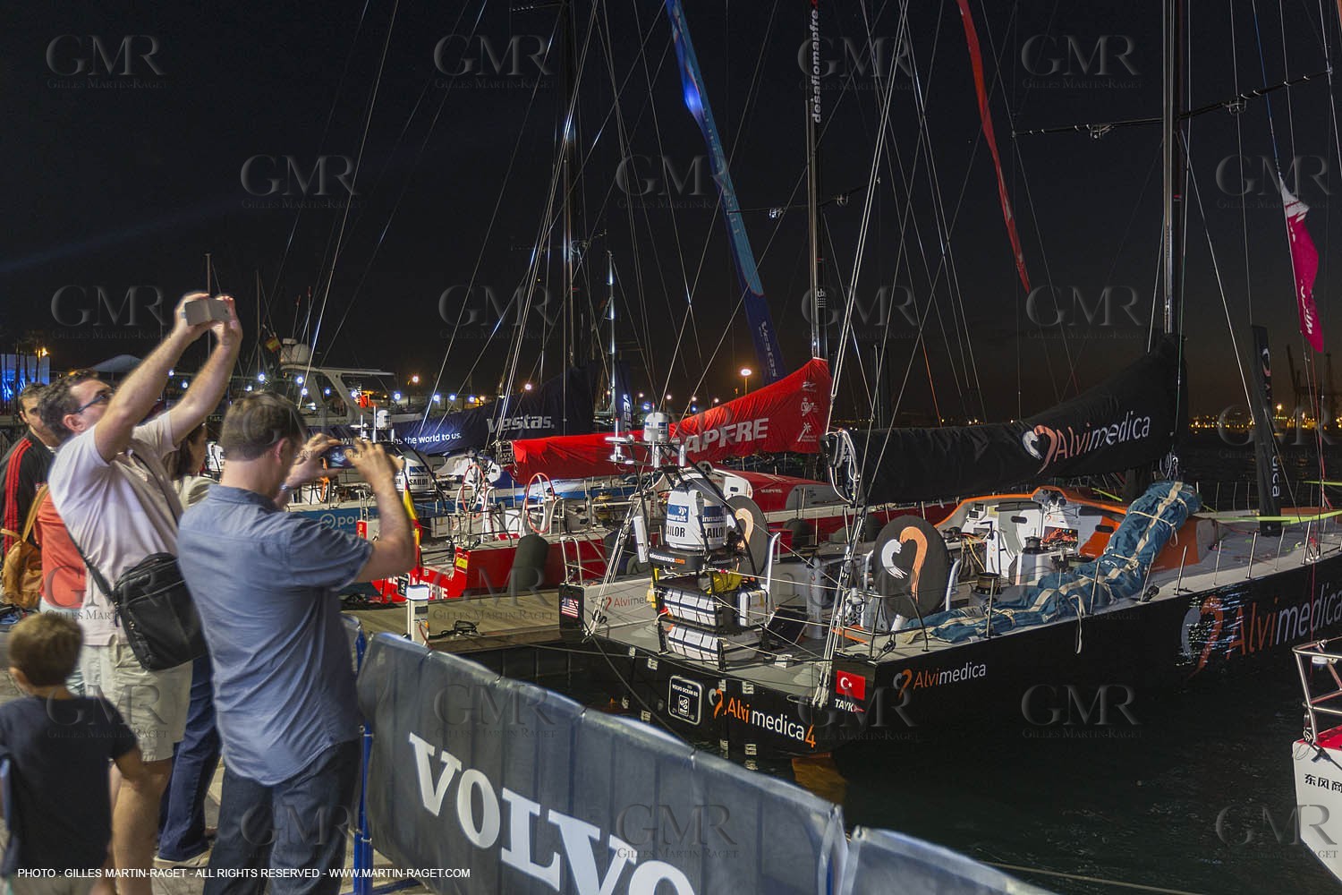 08 10 2014, Alicante (ESP), Volvo Ocean Race 2014-15, Team Alvimedica
