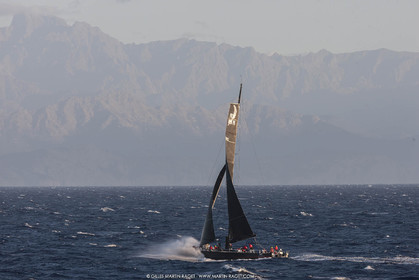 09 10 2017, Calvi (FRA,20), VOR 70 Babsy, Tentative de record autour de la Corse à la voile, skipper Franck Cammas