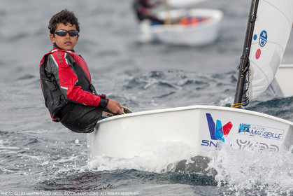 15 04 2016, Marseille (FRA,13), SNIM Dériveurs, Coupe Internationale de Printemps Optimist, Final Day