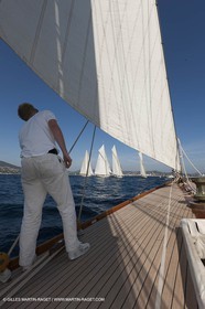 01 10 2011 - Saint Tropez (FRA,13) - Voiles de Saint Tropez 2011 - Classic Yachts - Day 5 - Onboard Mariquita