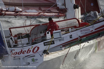 11 10 2006 -Lorient (FRA) -  Multis Orma - Entraînements Sodebo (Thomas Coville) Route du Rhum 2006