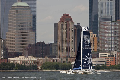 03 07 2012 - New York (USA, NY) -Krys Ocean Race prologuie - arrivée à New York