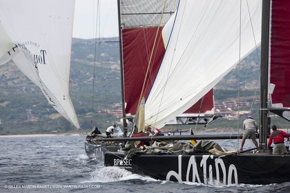 19 05 2010 - La Maddalena (ITA, Sardinia) Louis Vuitton Trophy - BMW ORACLE Racing - Training