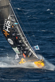 27 08 2021, Marseille (FRA), Transat Jacques Vabre 2021, Class 40, HBF-Reforest'Action (Kito de Pavant, Gwen Gbick)