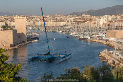 17 05 2022, Marseille (FRA), Arrivée du trimaran Ultim SVR LAZARTIGUE à Marseille