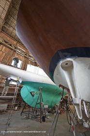 13 03 2010 - La Ciotat (FRA,13) - Fantasque -  modifications at Charpentiers Réunis boatyard