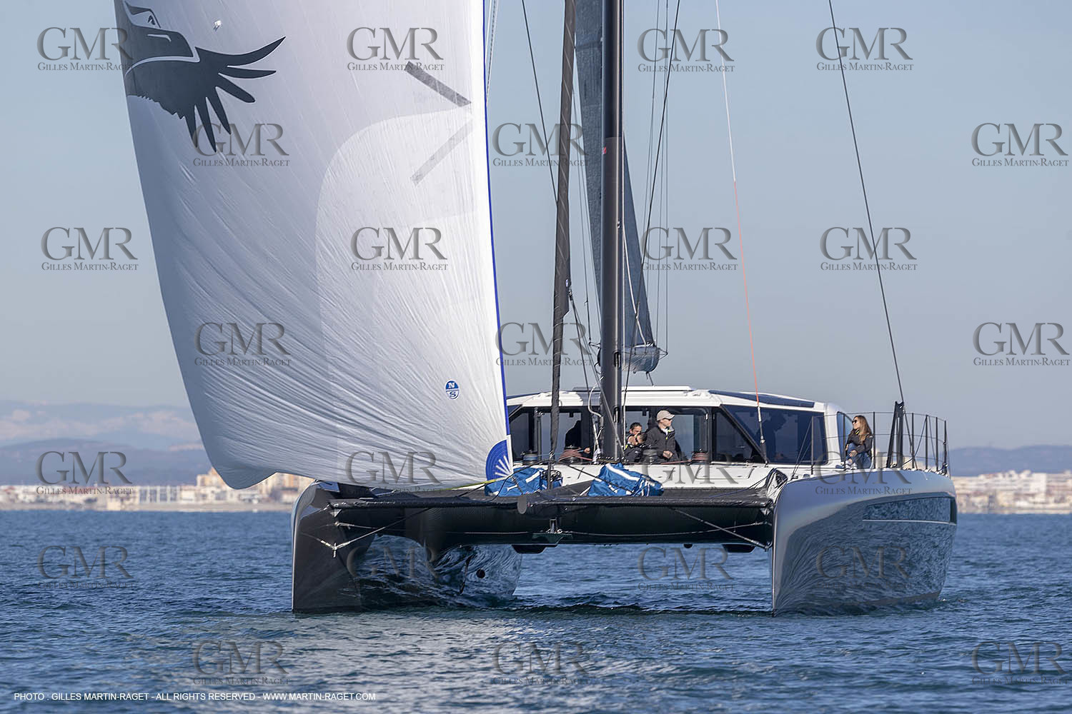 05 02 2019, La Grande Motte (FRA,34), Gunboat 68 sail testing  2