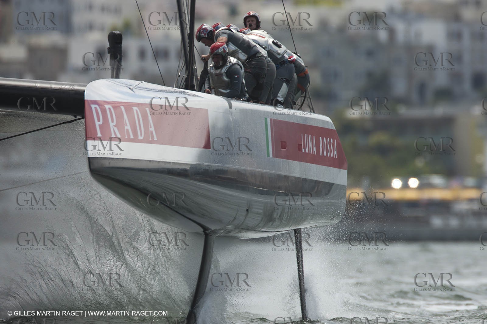 07 08 2013 - San Francisco (USA,CA) - 34th America's Cup - Louis Vuitton Cup - Semi-finals - Luna Rossa vs Artemis Racing - Race 2