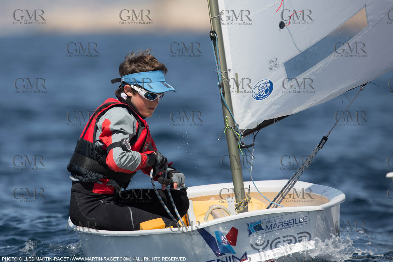 14 04 2016, Marseille (FRA,13), SNIM Dériveurs, Coupe Internationale de Printemps Optimist, Day 4