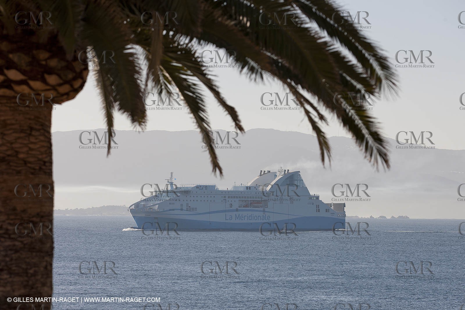 16 02 2012 - Ajaccio (FRA, Corse) -  La Méridionale shipping company- Piana at Ajaccio
