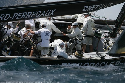 14 05 2007-Valencia (Spain)- 32nd America's Cup - Louis Vuitton Cup - Semi-final - Day 1 - BMW ORACLE racing