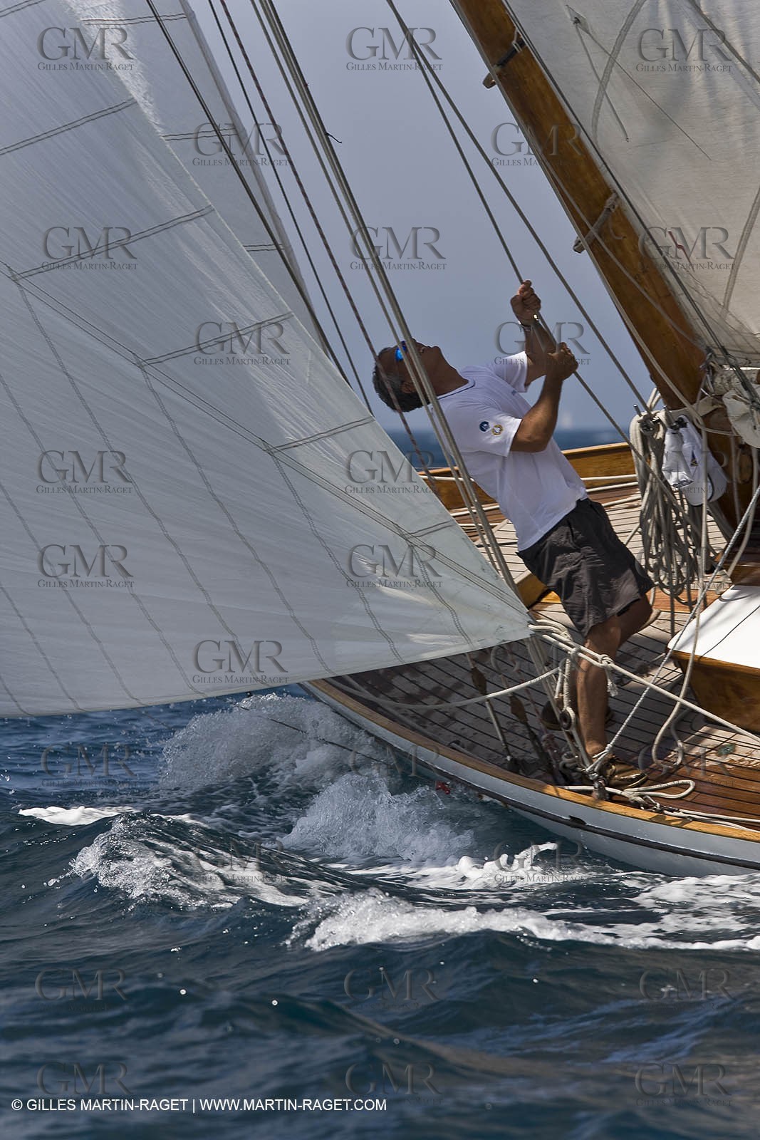 Sailing, Classic yachts, Voiles Vieux Port 2009, Marseille (FRA)