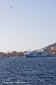 16 02 2012 - Ajaccio (FRA, Corse) -  La Méridionale shipping company- Piana at Ajaccio