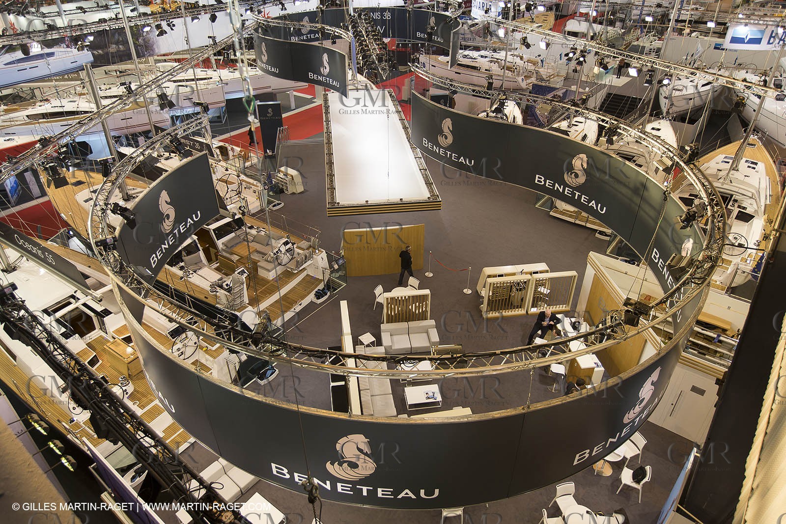 10 12 2013 - Paris (FRA,75) -Paris Boat Show - Beneteau booth