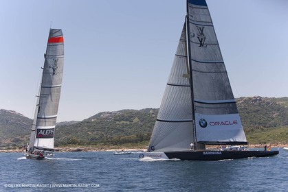 23 05 2010 - La Maddalena (ITA, Sardinia) Louis Vuitton Trophy - BMW ORACLE Racing - Racing Day 2