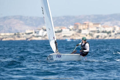 15 07 2023, Marseille (FRA), Paris 2024 Olympic Games Sailing Test Event, Day 6, Ilca 6 Medal race
