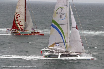 Route du Rhum 2002 - Saint Malo - ORMA 60' Trimarans Start