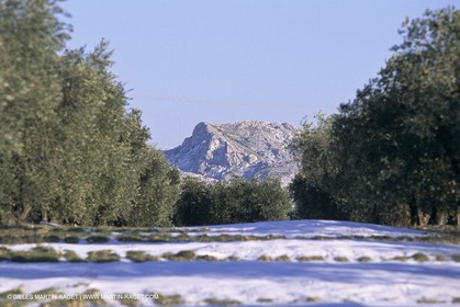Provence under snow - Baux ed Provence