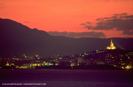Marseille vue de la rade sud