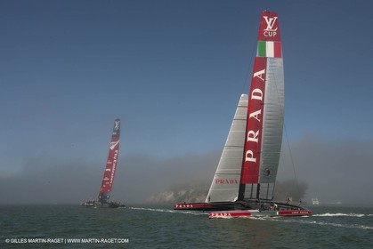 25 08 2013 - San Francisco (USA,CA) - 34th America's Cup - Louis Vuitton Cup Final, Day 7, Emirates Team New Zealand Vs Luna Rossa