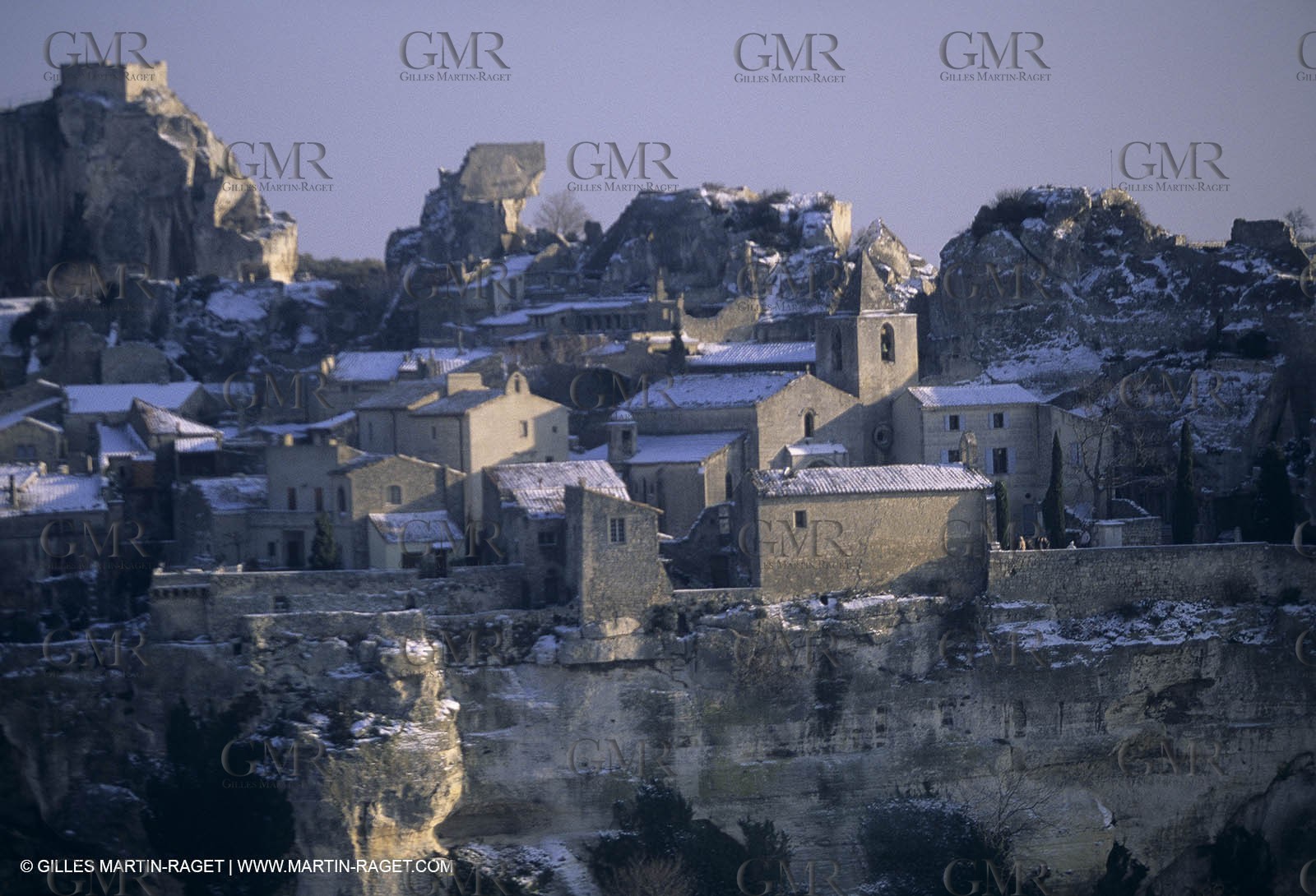 Provence under snow - Baux ed Provence