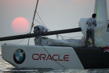 25 11 2010 - Dubai (UAE) - Dubai Louis Vuitton Trophy -  BMW ORACLE Racing Fleet races