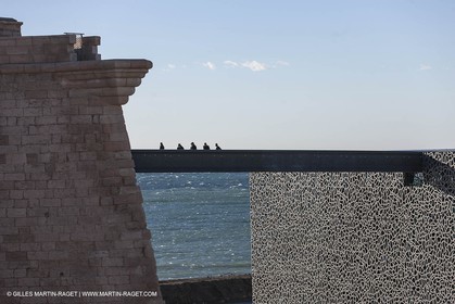 11 01 2013 - Marseille (FRA,13) - Marseille Provence 2013, European capital of Culture, J4 Esplanade, MUCEM Museum and Villa Mediterranée.