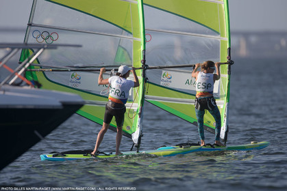 14 08 2016, Rio de Janeiro (BRA), 2016 Olympic Games, Sailing, RSX Women medal race