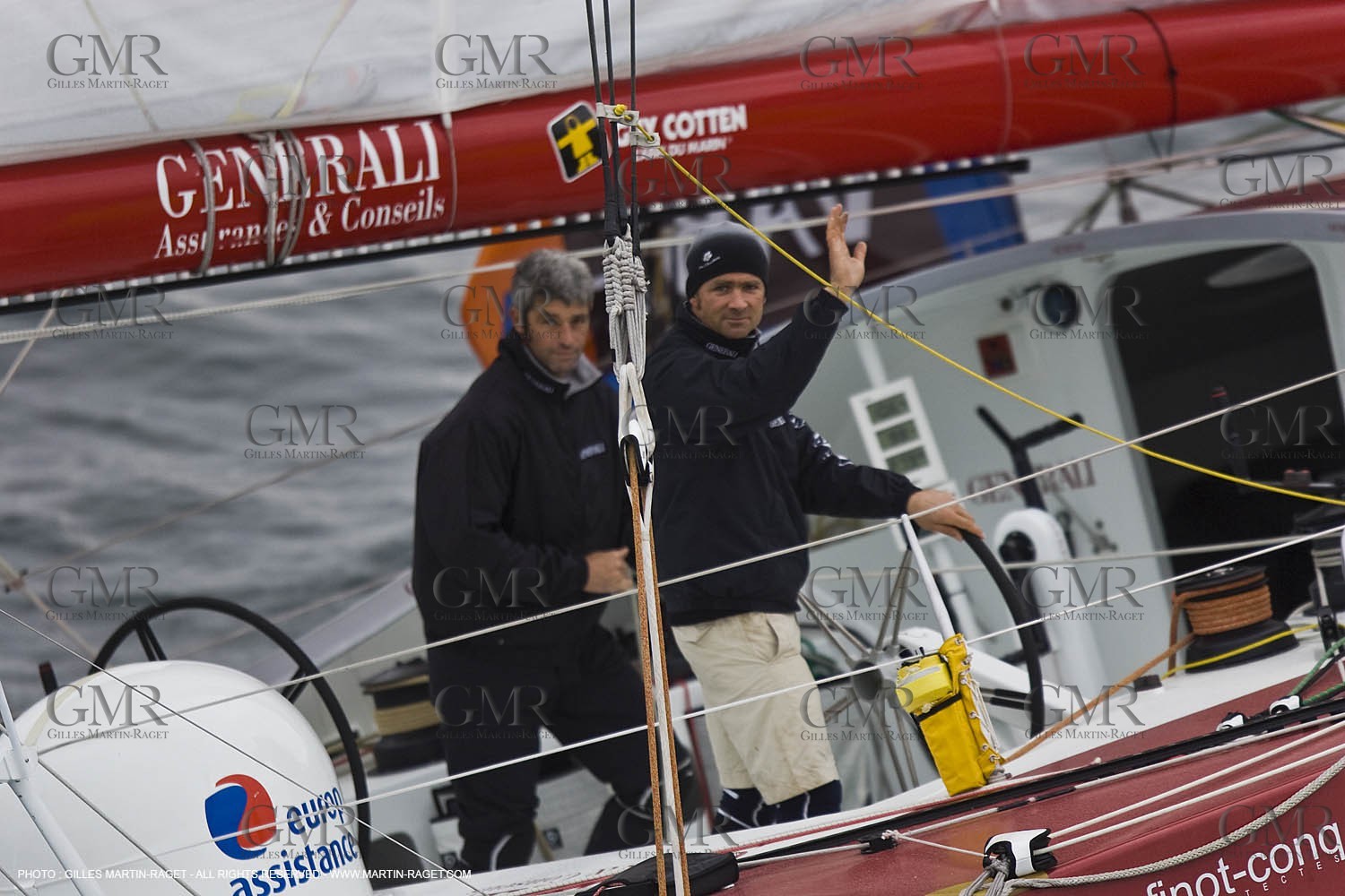 02 10 2007 - Le Havre (FRA,76) - Transat Jacques Vabre 2007 - Monos IMOCA start