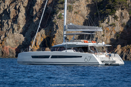 30 08 2018, Porto Vecchio (FRA, South Corsica) Chantier Fountaine-Pajot, Alegria 67