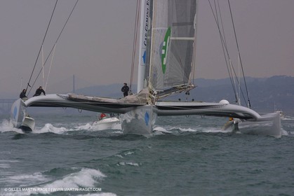 Geronimo - Jules Verne Trophy 2001 start - Brest
