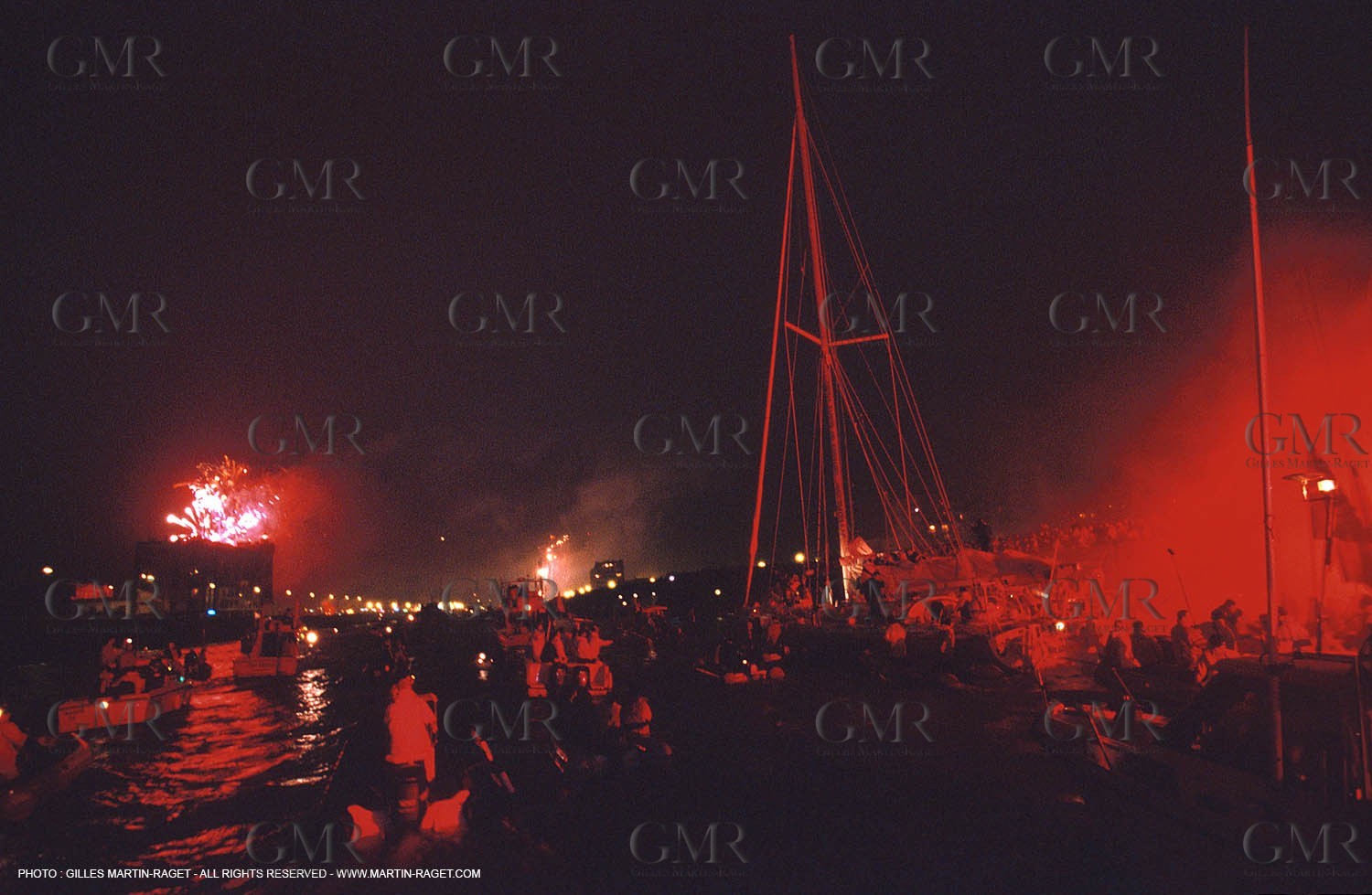 Vendée Globe 2000 - Arrival - Michel Desjoyeaux - Winner