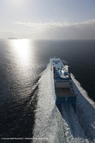 14 01 2012 - Marseille (FRA,13) - La Meridionale shipping company - the Piana off Marseille and the Calanques