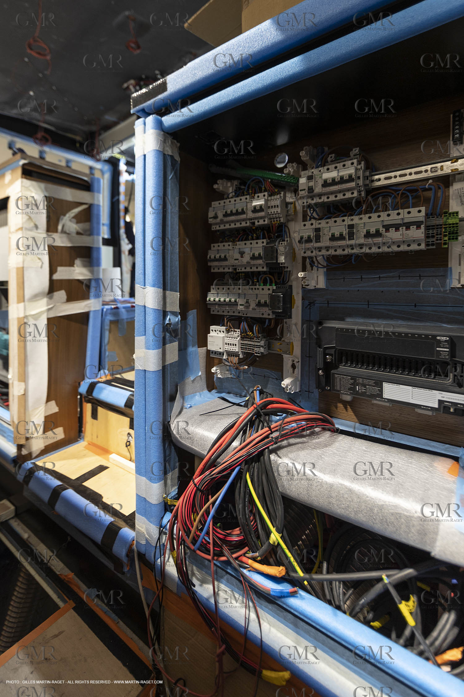 29 10 2018, La Grande Motte (FRA,30), Chantier Gunboat, construction du Gunboat 68