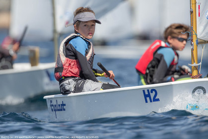 14 04 2016, Marseille (FRA,13), SNIM Dériveurs, Coupe Internationale de Printemps Optimist, Day 4