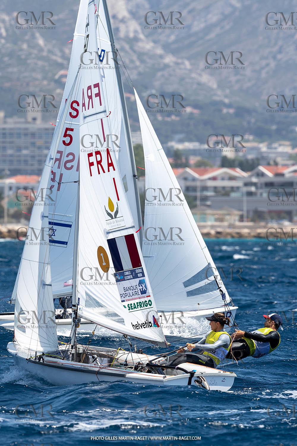 15 07 2023, Marseille (FRA), Paris 2024 Olympic Games Sailing Test Event, Day 6, 470 Medal Race