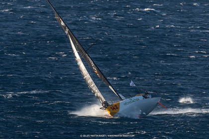 27 08 2021, Marseille (FRA), Transat Jacques Vabre 2021, Class 40, HBF-Reforest'Action (Kito de Pavant, Gwen Gbick)