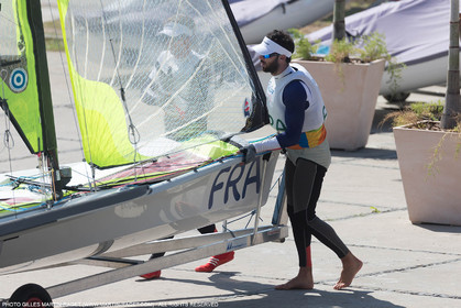 16 08 2016, Rio de Janeiro (BRA), 2016 Olympic Games, Sailing, 49er, Julien d'Ortoli, Noe Delpech