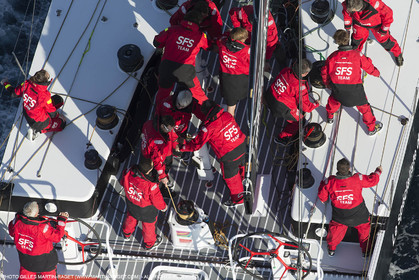 24 mars 2016   Marseille (FRA,13), SFS II (skipper Lionel Péan), last training before Marseille Sailing Week