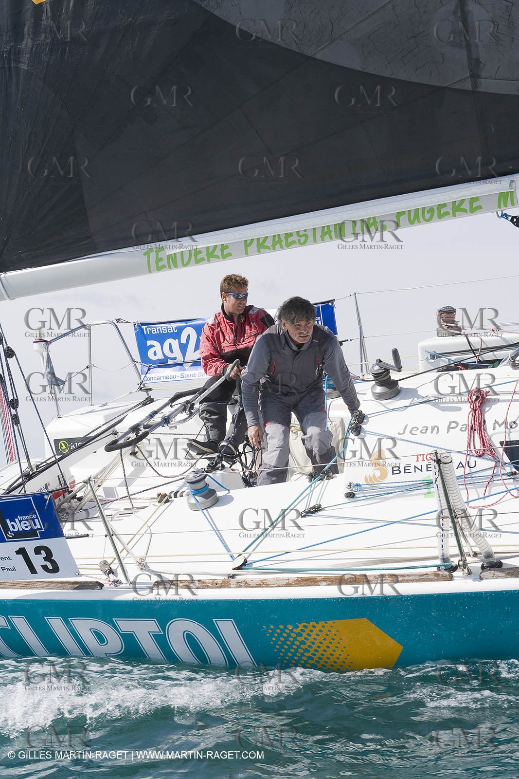 27 03 08- La Grande Motte- (FRA,34) Transat AG2R 2008- Jean-Paul Mouren- Laurent Pellecuer